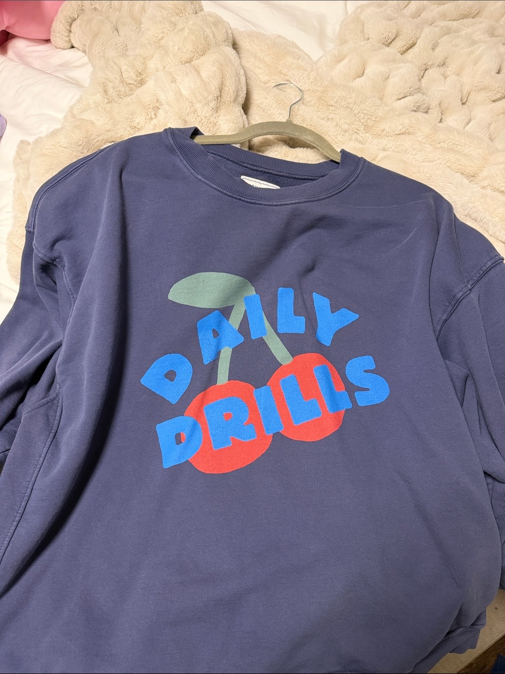 Daily Drills Cherry Crewneck